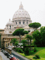 St. Peter's from the Vatican Museum
